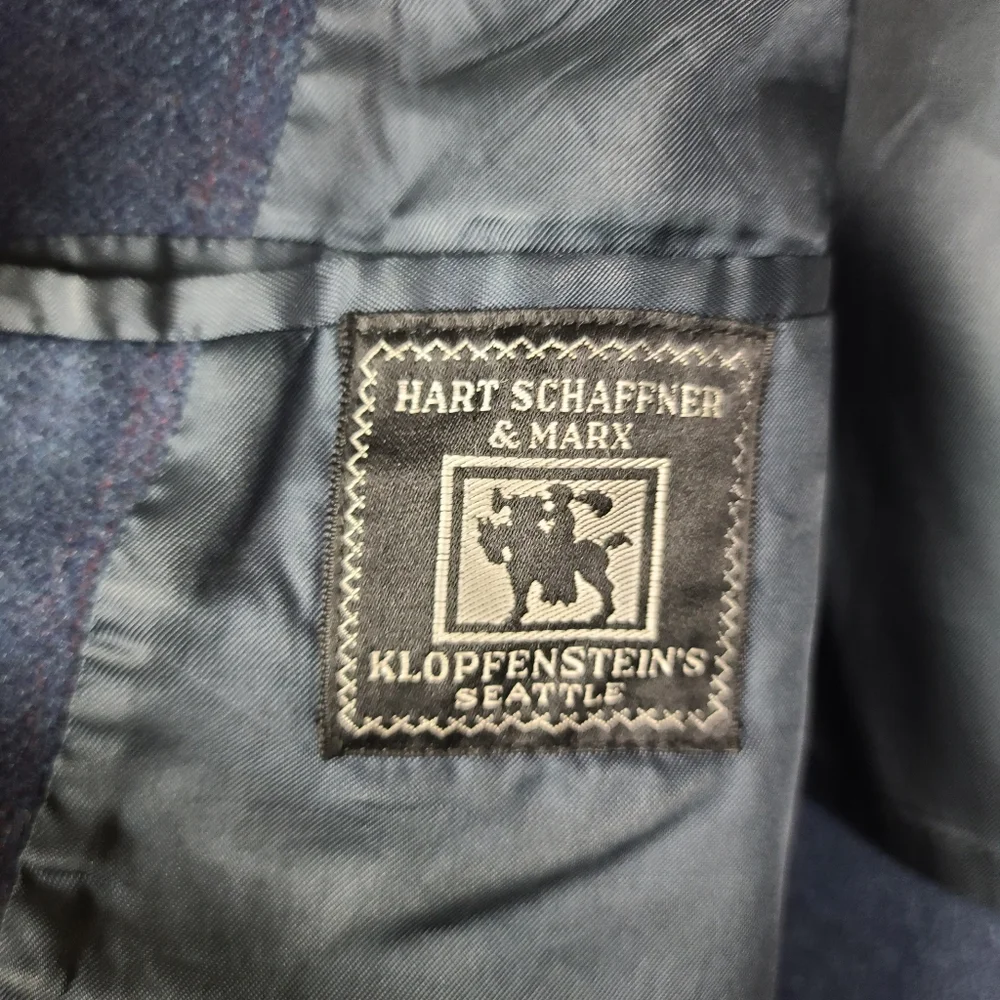 Hart Schaffner& Marx for Klopfenstein's Seattle. Men's Wool Over Coat.